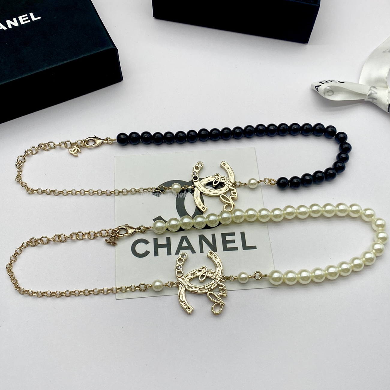 Chanel Cc Pearl Necklace (1) - www.newkick.vip